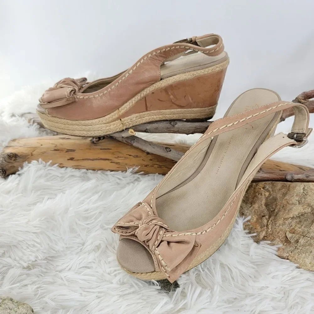Franco sarto artists collection booties wedges Olympia